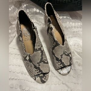 Vince Camuto Slit Python Heels